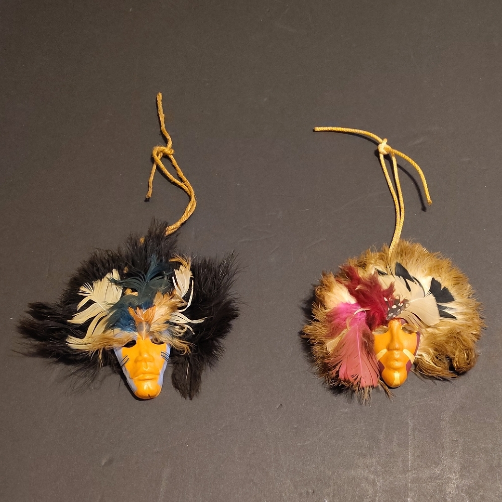 Vintage Native American Spirit Mask's